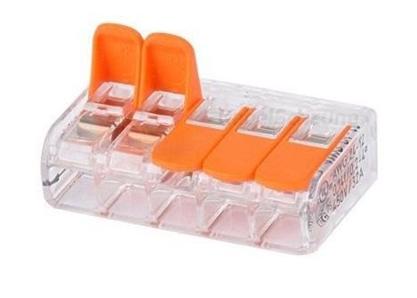 Set conector 5 poli tip pentru doza 0,2 - 4mm fir litat 10 bucati