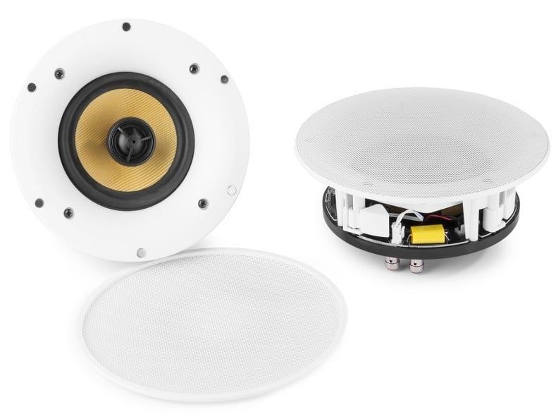 Set difuzoare tavan Power Dynamics WCS50, 5.25", 50W RMS, Wi-Fi, Bluetooth, grila magnetica, impedanta 8 Ohmi