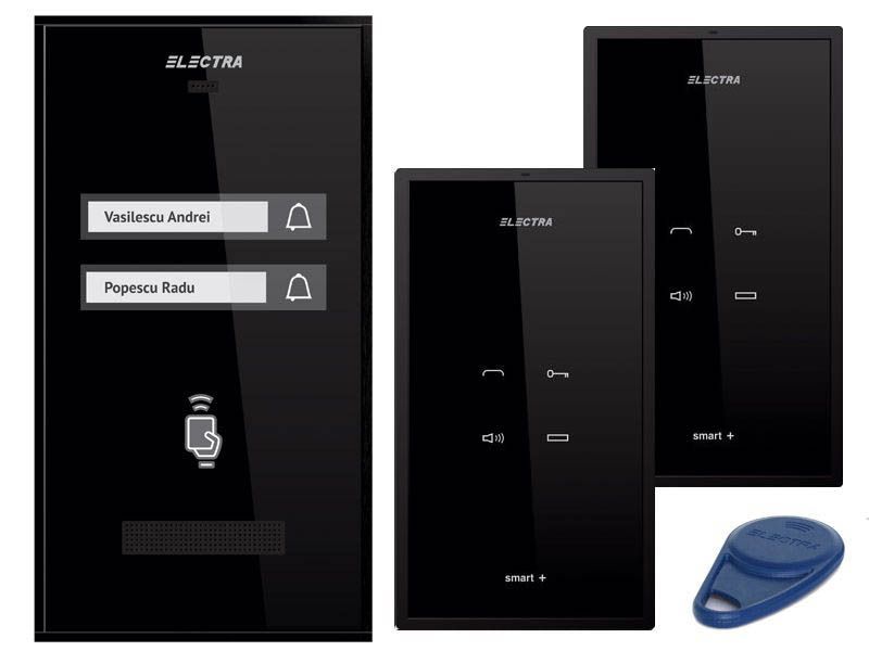 Set interfon Electra SMART 2 familii AKM.P2FR.T0S4.ELB