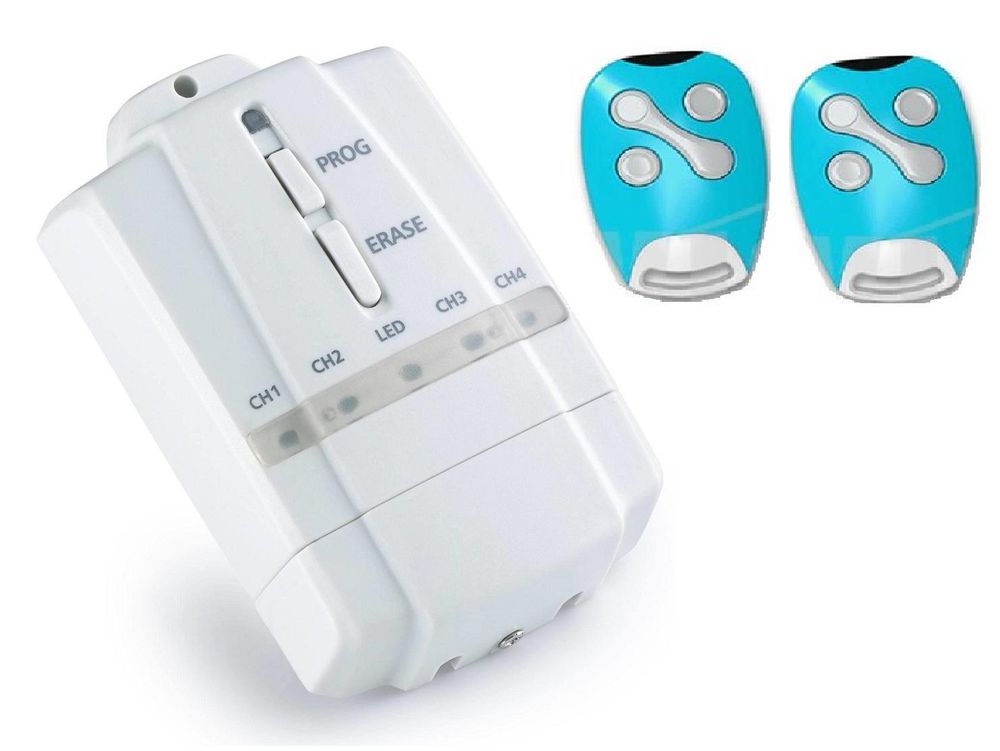Set receptor 2 canale + 2 telecomenzi 12-24V Linomatik