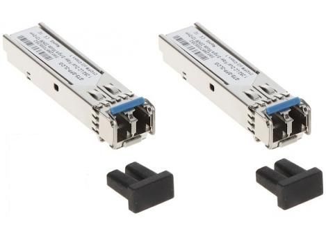 Set SFP Single Mode 2 Fibre conectori LC max 20KM, Safer 2XGTS-SFP-2LCG