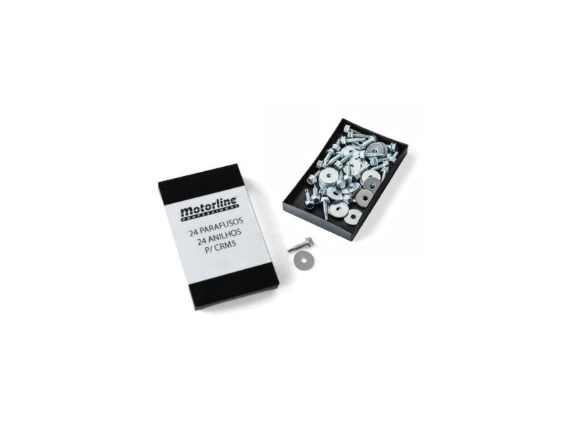 Set suruburi 24 buc pentru 4 metri cremaliera plastic