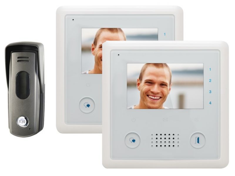 Set videointerfon color 2 fire 2Easy 2XDT-39 cu 2 monitoare
