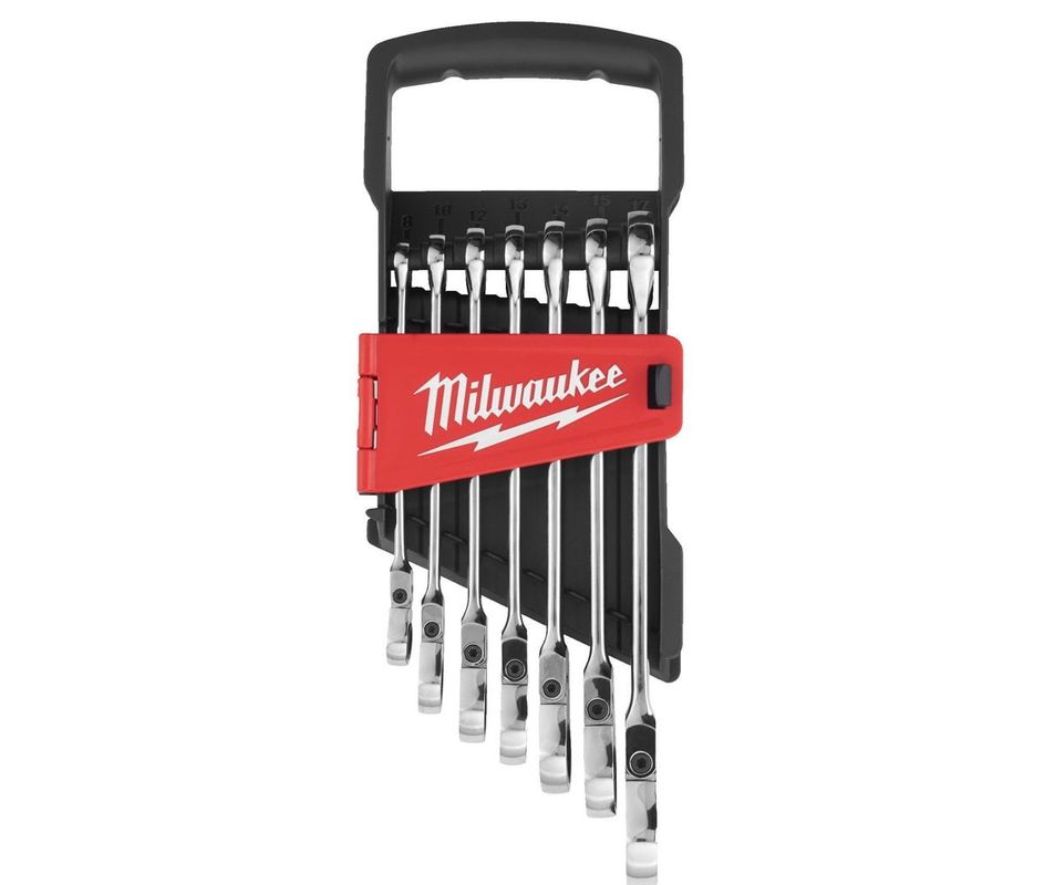 Set chei fixe MAX BITE cu clichet si cap pivotant Milwaukee, mecanism tubular, maner I-Beam, 4932478557