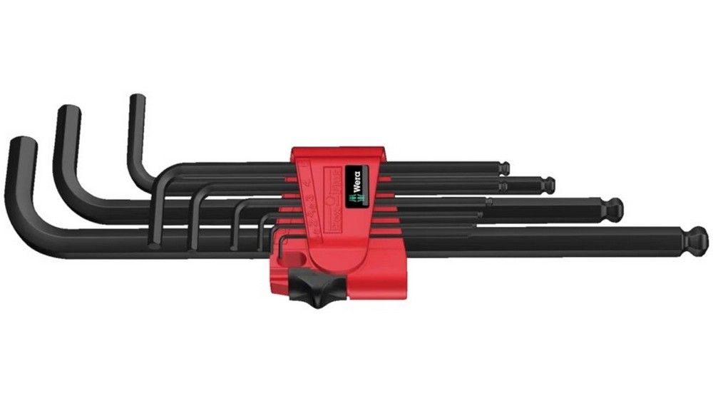 Set chei L Hex-Plus 6, metric, BlackLaser, Wera 5022086001, 9 piese, rezistente la coroziune