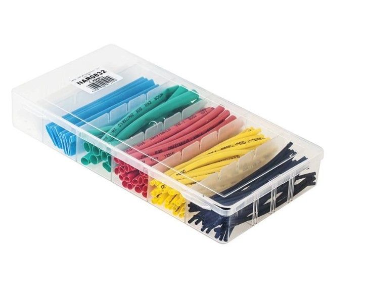 Set tuburi termocontractabile, 100 de bucati, lungime 100mm, multicolor, NAR0832