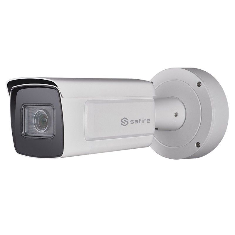 Camera de supraveghere LPR, 2MP, IR50m, lentila 2.8-12mm, cu 2 relee, max 80km/h, SAF-IPB778-LPR-AI