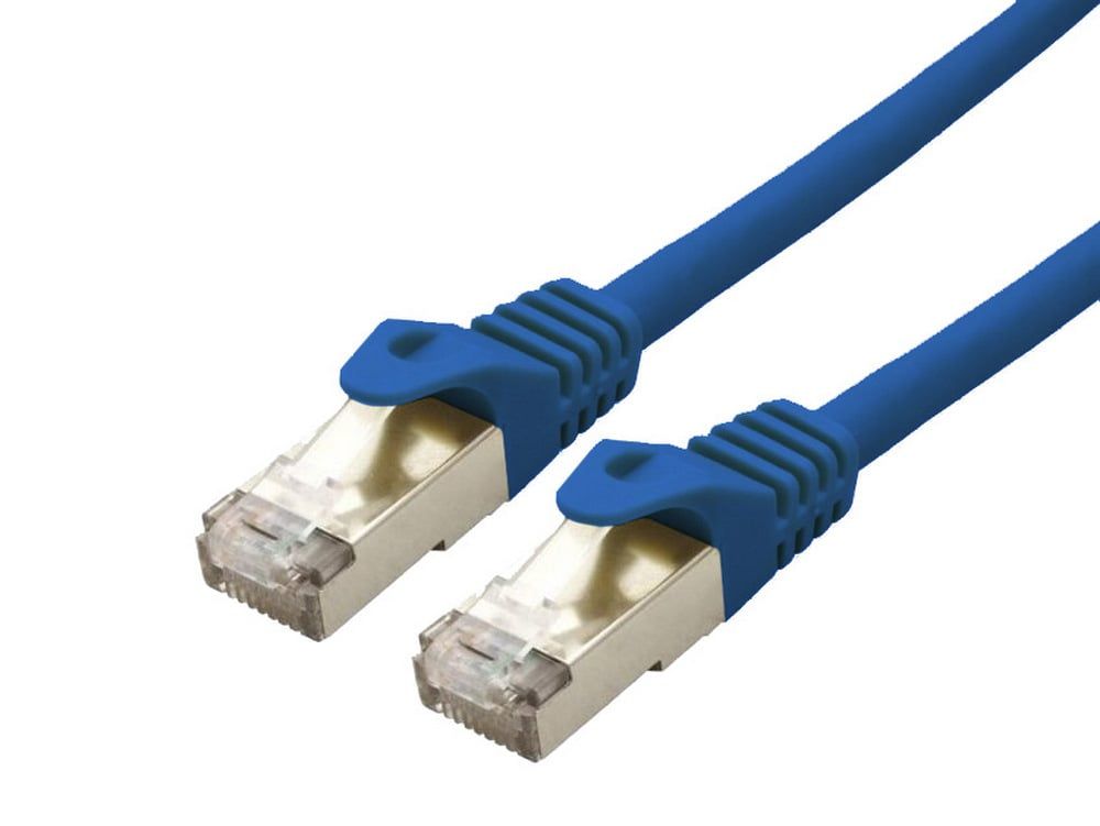 Patchcord S/FTP Cat 6A, 10 Metri, albastru , SFTP6A-10M-B, SAFER
