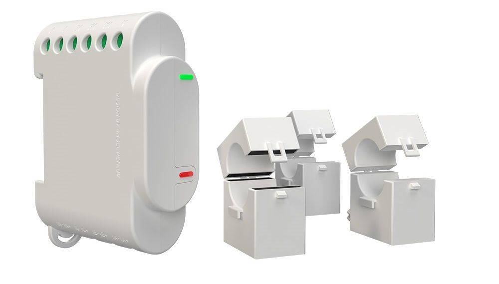 [RESIGILAT] Releu inteligent cu contor de consum monofazic sau trifazic Shelly 3EM 360A, Conexiune Wifi, control de pe mobil Shelly 3EM-R