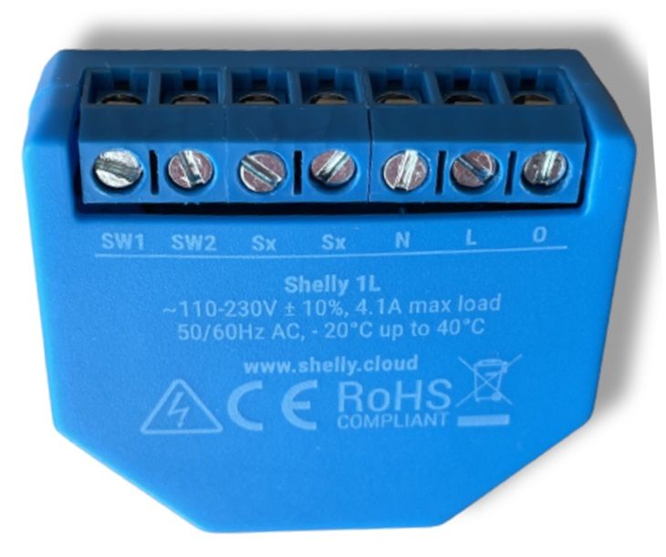 Releu wifi 1 canal Shelly 1L - functioneaza fara NULL