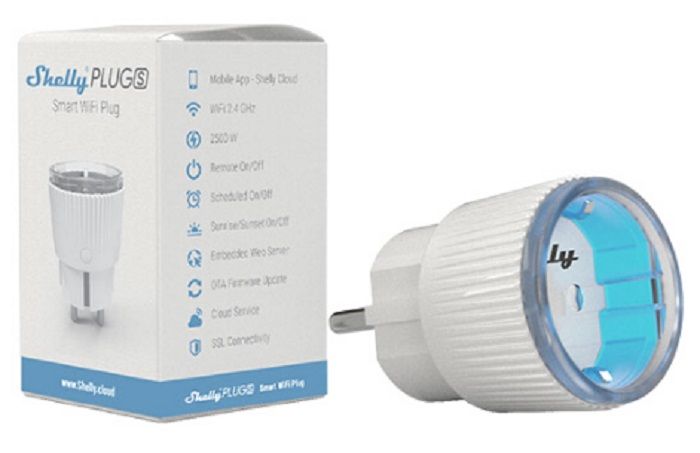 Priza Wifi Plug in Shelly Plug S cu masurare consum