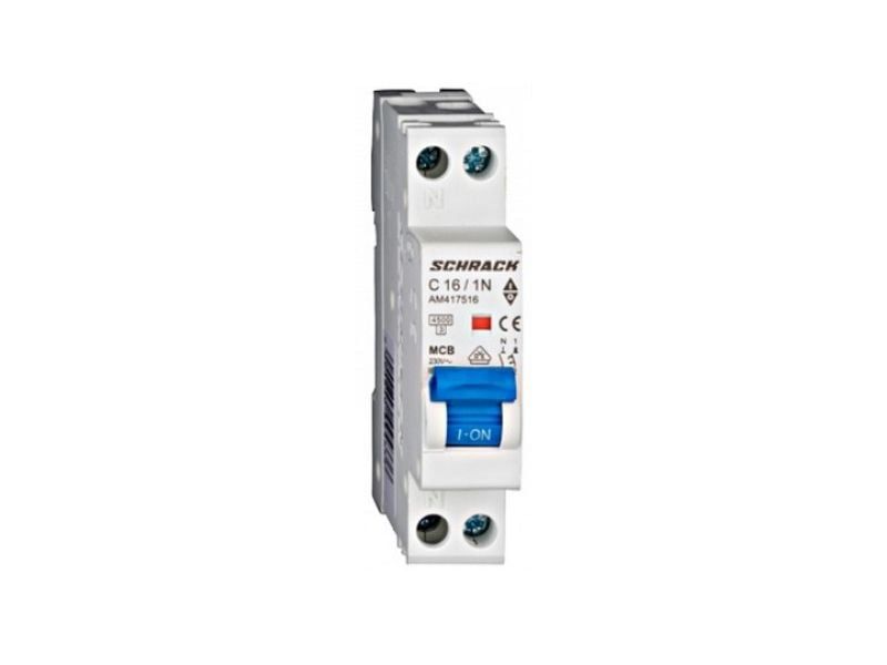 Siguranta automata 1P+N C16A 4,5kA SCHRACK AM417516
