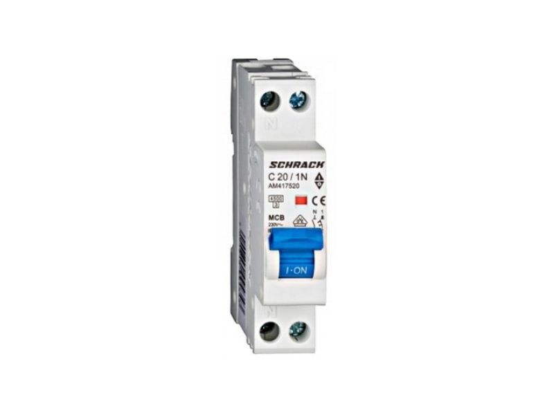 Siguranta automata 1P+N C20A 4,5kA SCHRACK AM417520