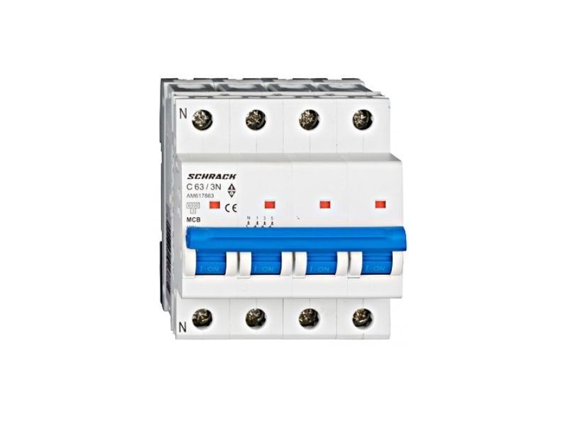 Siguranta automata 3P+N 63A 6kA Schrack AM617863