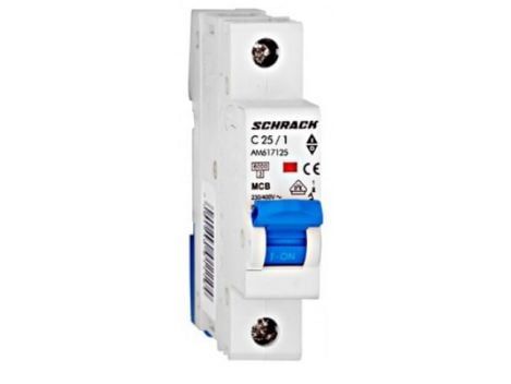 Siguranta automata C25A 6kA SCHRACK AM617125