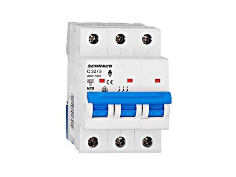 Siguranta automata tripolara C32A 6kA SCHRACK AM617332