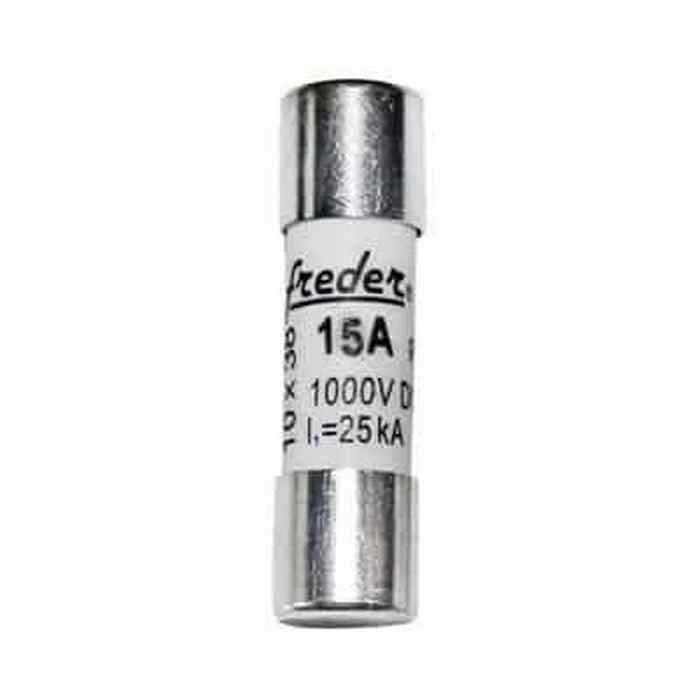 Siguranta cilindrica 1000V 15A, 10x38mm, Freder, 88-8150