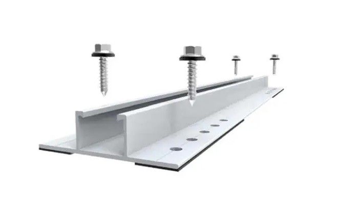 Sina montare panouri fotovoltaice, aluminiu, lungime 38.5cm, rezistenta la coroziune, Safer Minirail-38.5