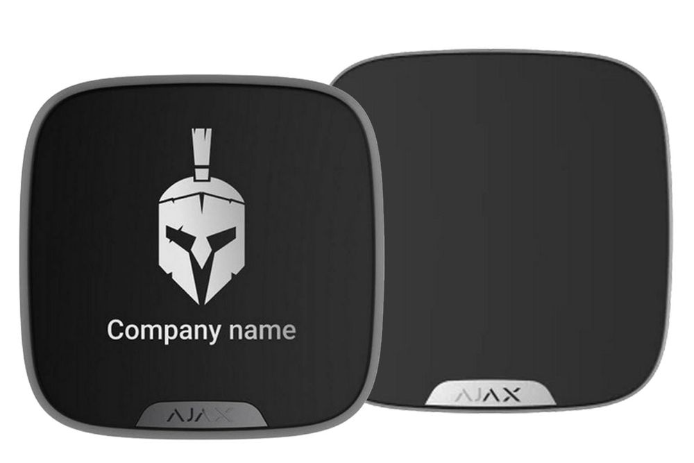 KIT AJAX Sirena de exterior wireless StreetSiren DoubleDeck, 868 MHz, 113 dB si carcasa, KIT-AJAX StreetSirenDD+BP-BL