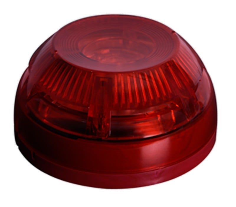 Flash conventional de interior, Avertizare luminoasa stroboscopica, fara sunet, Rosu, TEKNIM TFS-3193R