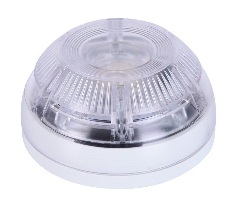 Sirena conventionala cu alarma luminoasa (alba), TEKNIM TFS-3192W