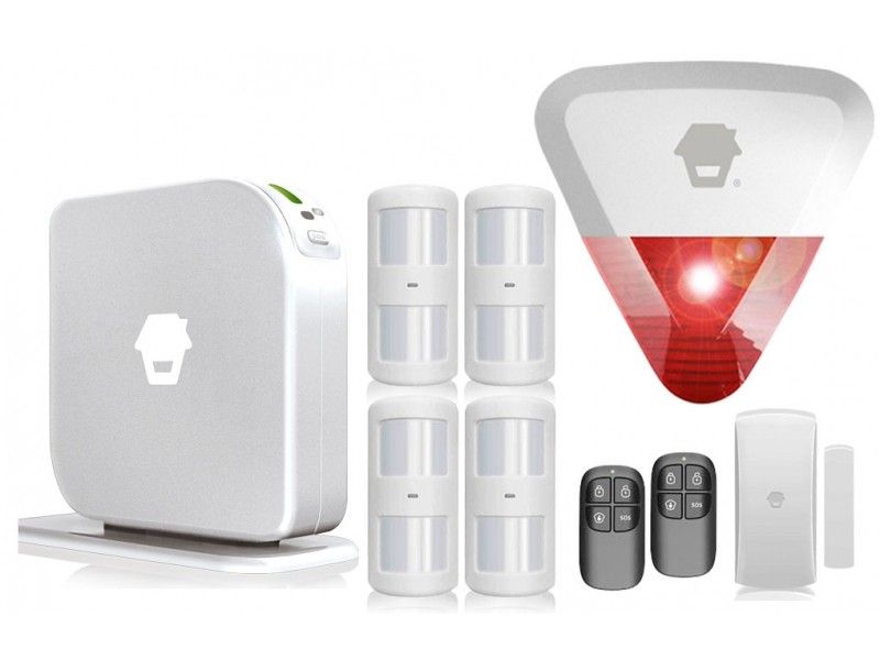 Sistem alarma GSM Wireless 5 Zone Sirena exterior Chuango G3