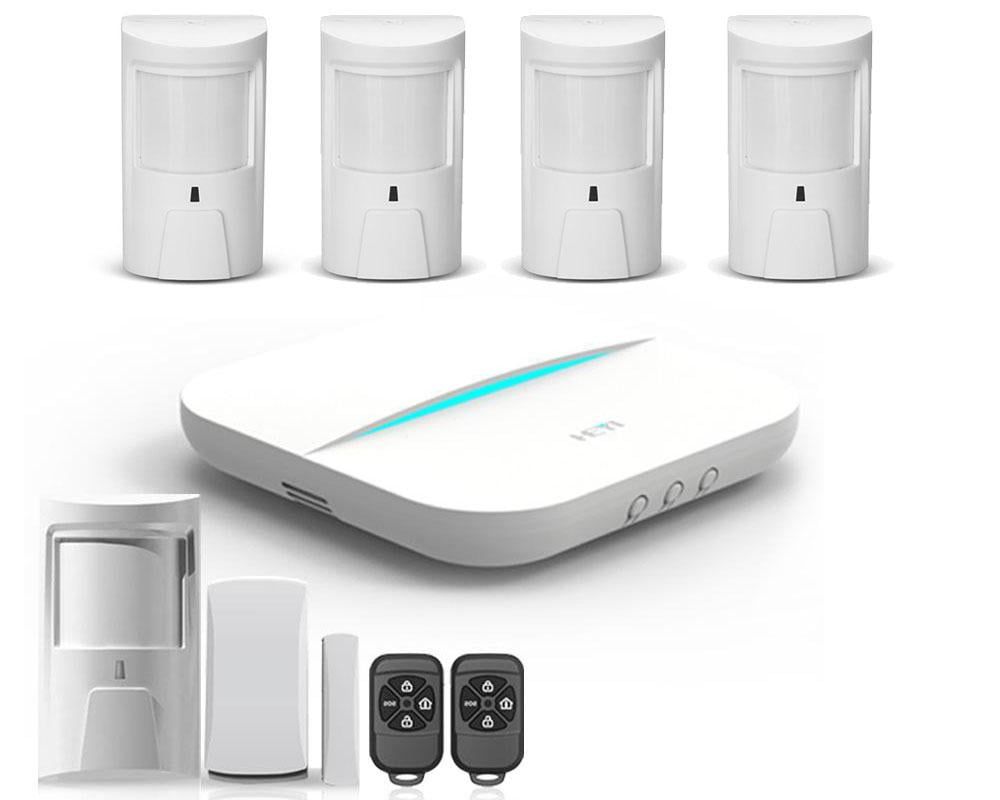 Sistem de alarma GSM, Wi-Fi, wireless Heyi, 6 zone, TCP/IP HY-W20-5PIR