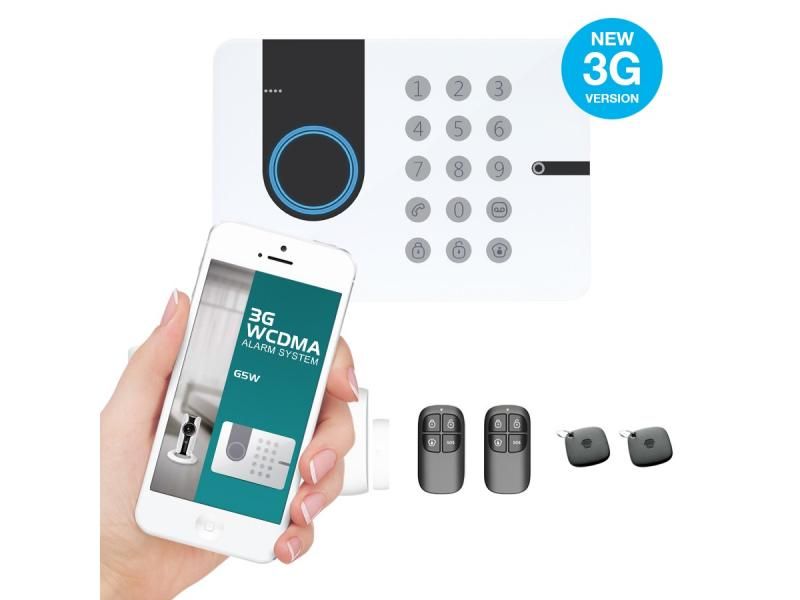 Sistem de alarma wireless 3G GSM/SMS/RFID 2 Zone Chuango G5