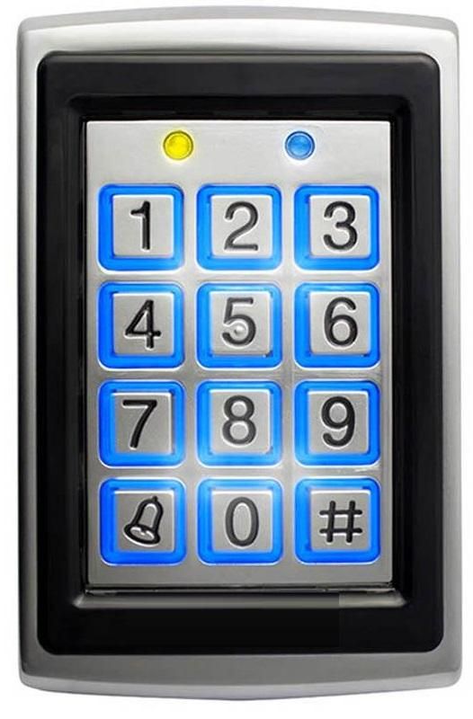 Sistem de control acces standalone pentru o usa, 500 utilizatori, carcasa metal
