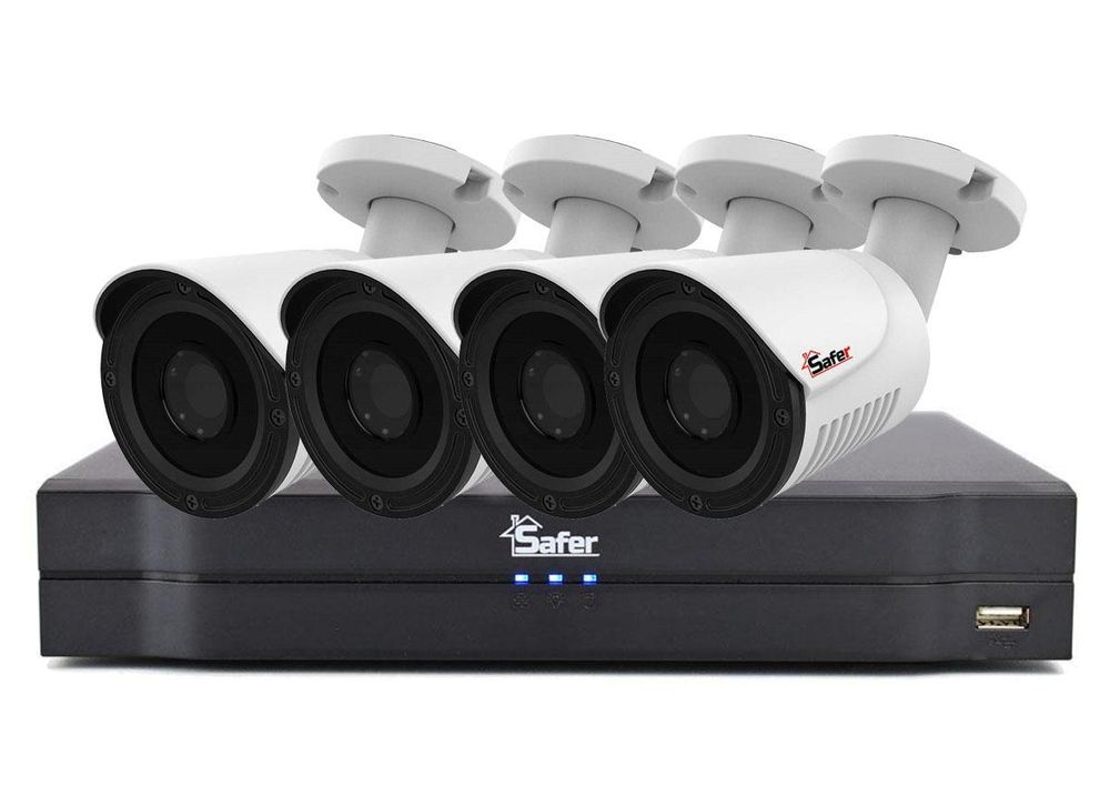 Sistem de supraveghere 4 camere exterior, FULL HD, IR 20, lentila 2.8mm, DVR DAHUA
