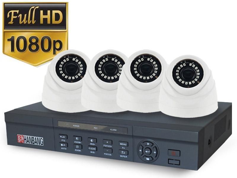 Sistem de supraveghere FULL HD - 4 camere dome AHD 1080p