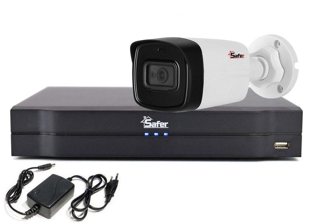 Sistem supraveghere 1 camera exterior FULL HD Safer