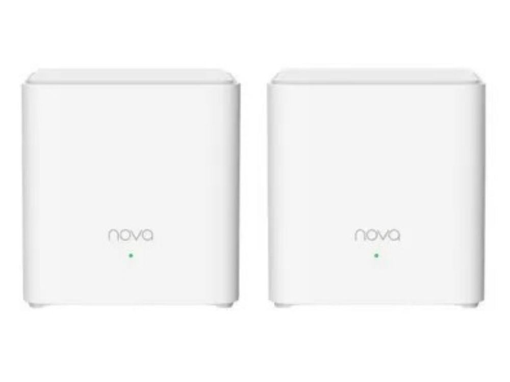 Sistem Wi-Fi Mesh pentru acasa Tenda TND-Nova EX3(2-pack), AX1500, dual-band, 1501 Mbps, 2 unitati, 300 mp