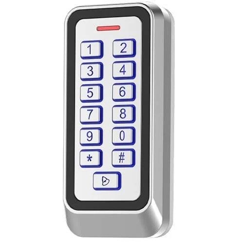 Control acces Stand Alone cu tastatura iluminata si cititor pentru carduri Mifare 13.56Mhz, Pentru exterior IP68, Wiegand 26, Metal, ACM-208-MIFARE