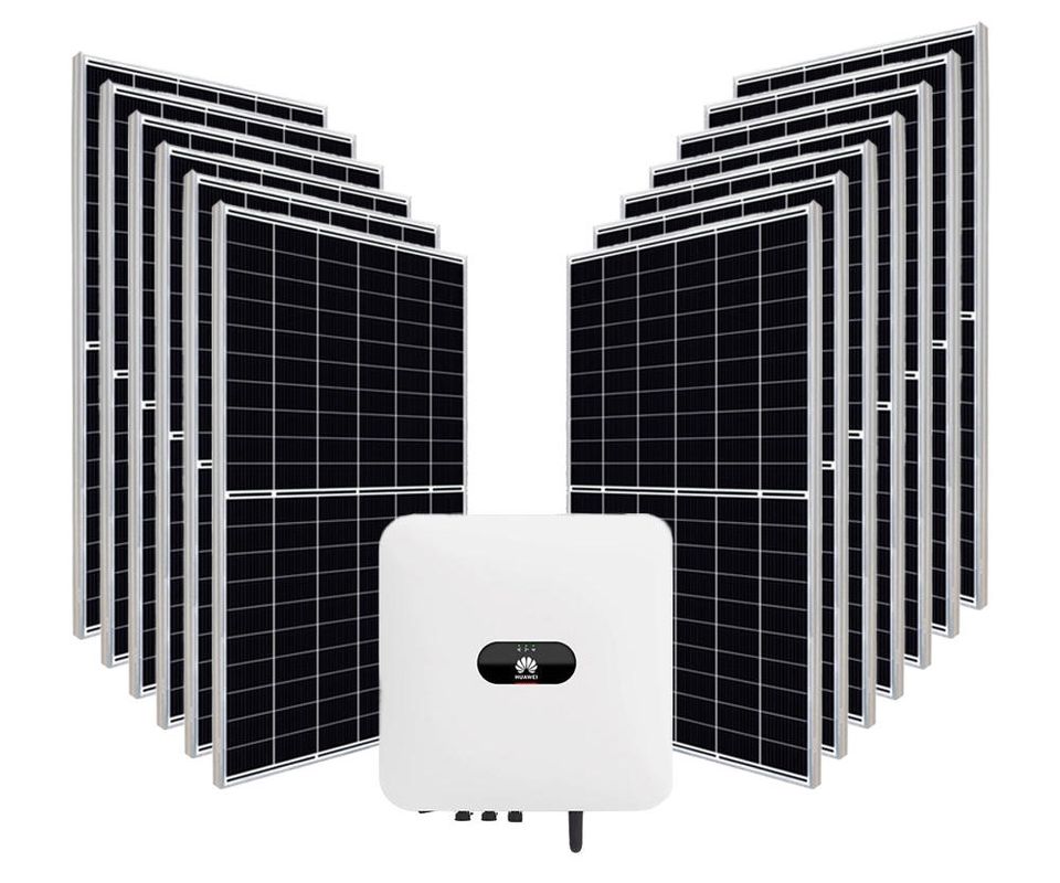 Sistem fotovoltaic Monofazat, Hibrid 6KW, Invertor Huawei si Panou fotovoltaic Canadian Solar Hiku6 460W, 13xCS460+6KTL