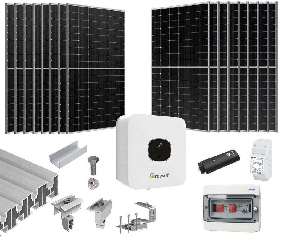 Sistem fotovoltaic ON-GRID 6KW, monofazat, montaj pe acoperis din tigla, KIT6KW-MONO-GR-380