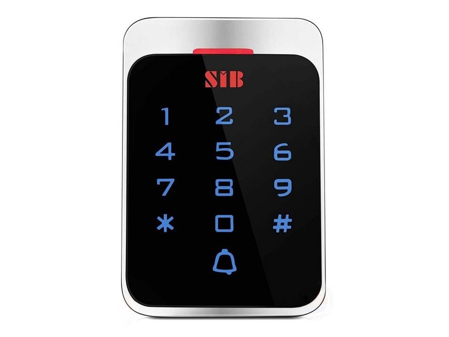 Control acces standalone, card si PIN, RFID EM 125kHz, Wiegand 26bt, IP68, rezistenta anti-vandal, aliaj de zinc, argintiu, SIB SK-T50EM