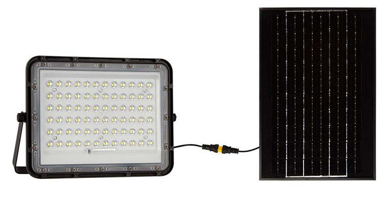Reflector cu incarcare solara V-Tac SKU-7825, 15W, 1200 lumeni, 6400K, IP65