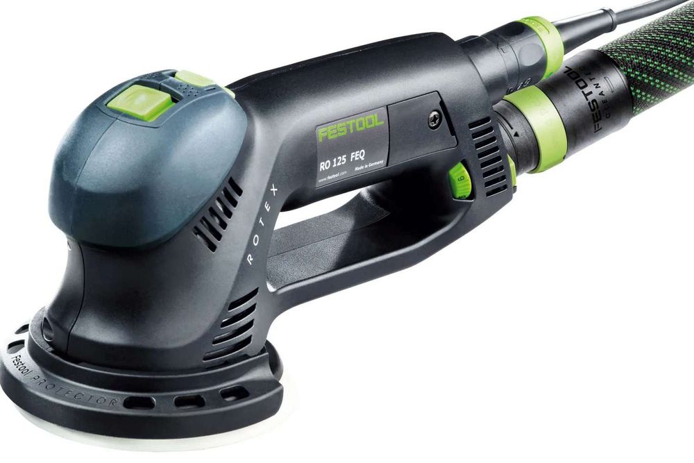 Slefuitor cu excentric Festool ROTEX 125 FEQ-Plus, 500W, cu talpa de slefuit, protectie, cablu plug it, systainer, 576029