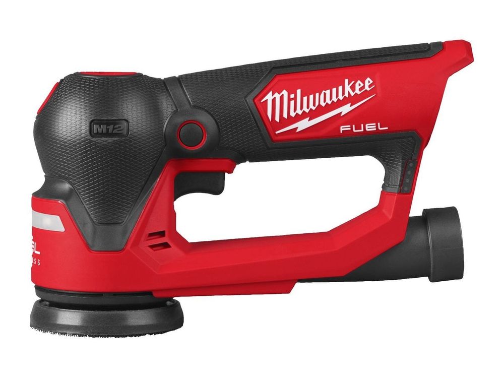 Slefuitor orbital Milwaukee M12 FSDR75-0B, 75 mm, orbita 2.5 mm, 4000-10000 rpm, 4 viteze, motor fara perii, geanta si accesorii, 4933498232