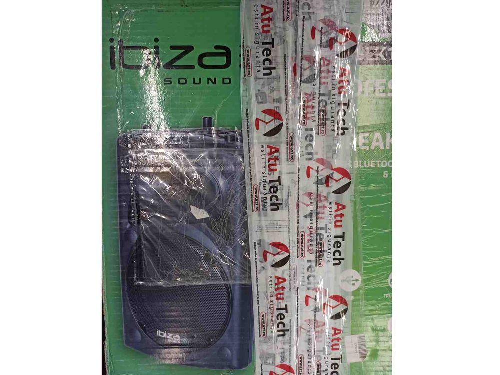 [RESIGILAT] Boxa activa Ibiza Sound SLK15A-TWS-R1, 800W, player USB, MP3, Bluetooth incorporat, functie TWS