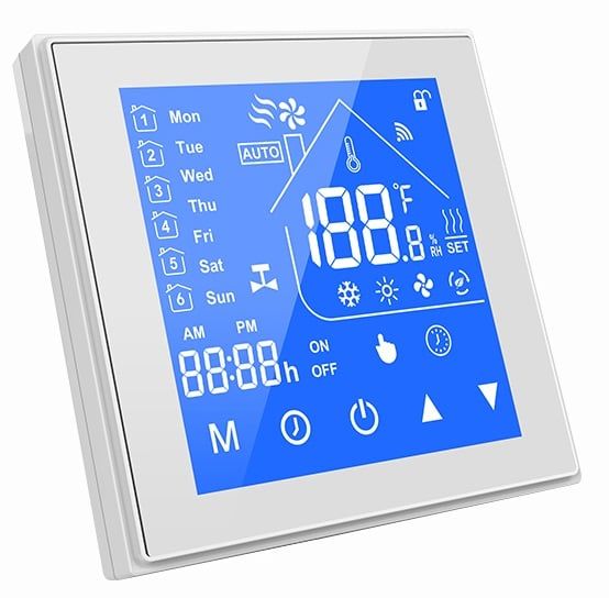 Termostat smart WIFI SmartWise releu uscat SMW-TER-CW