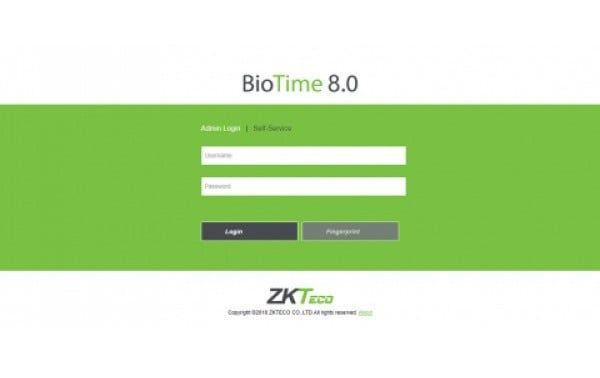 Software pontaj ZKBioTime pentru dispozitive standalone ZKTeco, protocol PUSH, ZKBIOTIME8-STANDARD-10