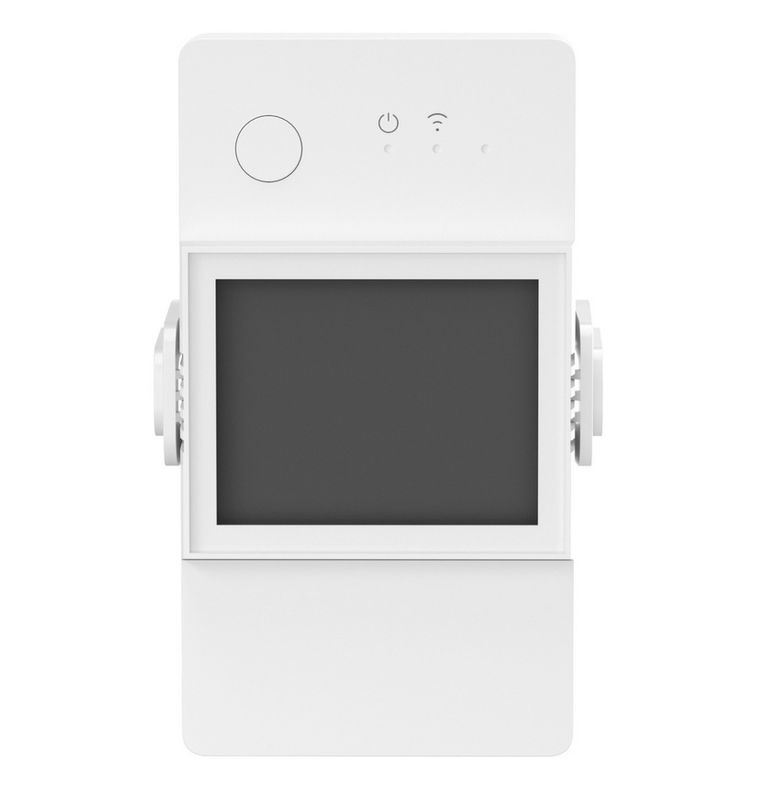 Releu Smart cu contor de putere, 20A, Wi-Fi, afisaj LCD, control prin aplicatia mobila, Sonoff, POWR320D