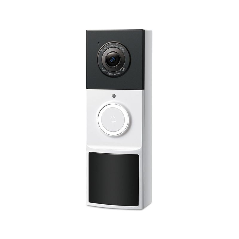 Sonerie video smart exterior baterie 268Tp-Link Tapo D210, 2K 3MP, 160 grade, detectie AI, night vision color, audio bidirectional, IP65