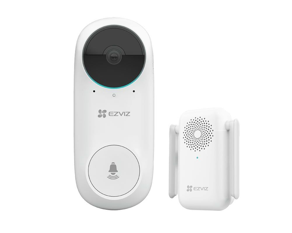 Sonerie Wi-Fi cu camera Ezviz DB2C-KIT, 2 MP, Wi-Fi 2.4GHz, IR 6 m