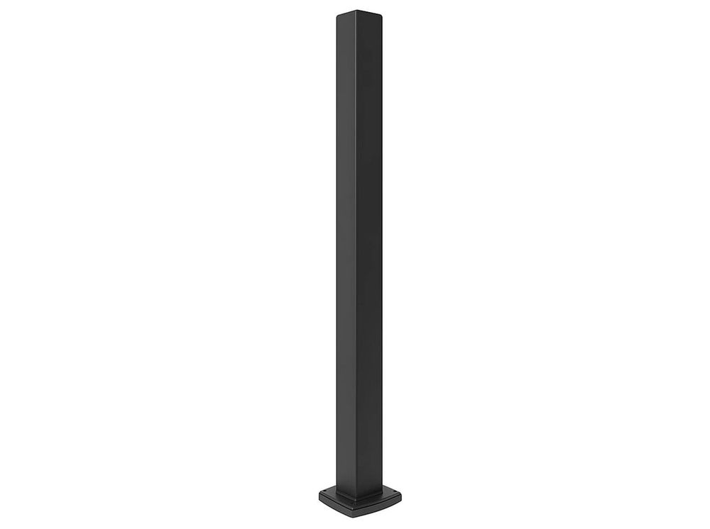 Stalp aluminiu pentru gard Virtuoso 50-919, 90x90x1900mm, aliaj 6063, flansa sudata, capac inclus