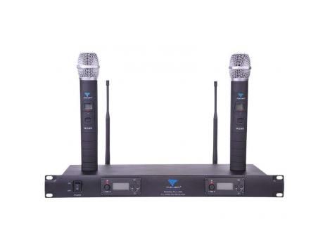 Statie doua microfoane mana UHF Azusa, MIK0121