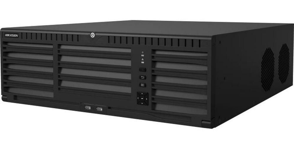 Super NVR 128 canale Hikvision DS-96128NI-I16, 12MP, 16x port SATA, 1x port eSATA, 2 x HDMI, RAID0/1/5/6/10, 576 Mbps input, 512 Mbps output,Alarma
