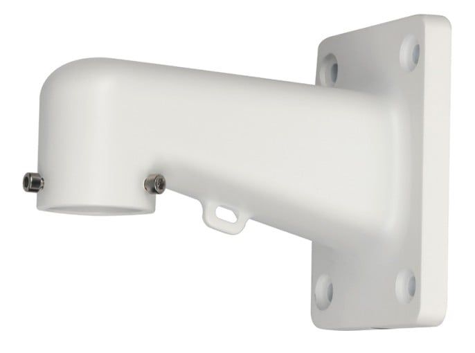 Suport camere pentru montaj pe perete Dahua PFB305W, aluminiu, alb, sarcina 5 kg, cablu siguranta
